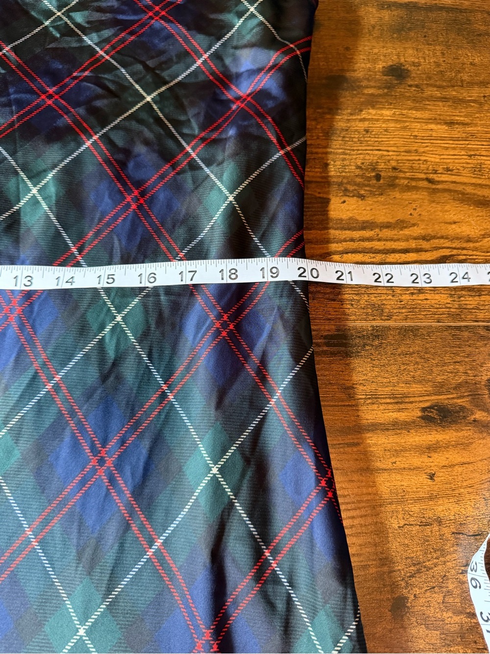 Lauren Ralph Lauren Plaid Midi Dress Women’s Size 18 Pine Green Navy Red NWT - Picture 5 of 12